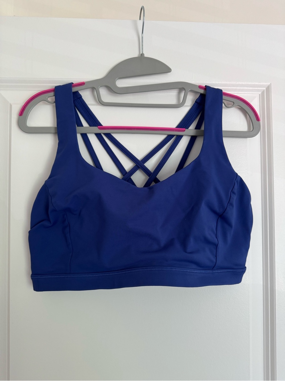 lululemon athletica Royal Blue Strappy Sports Bra